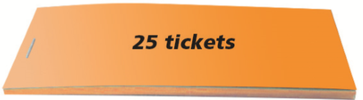 25 tickets